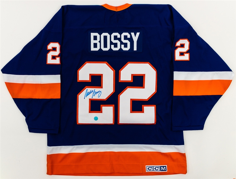 Deceased HOFer Mike Bossy New York Islanders Signed Jersey with COA