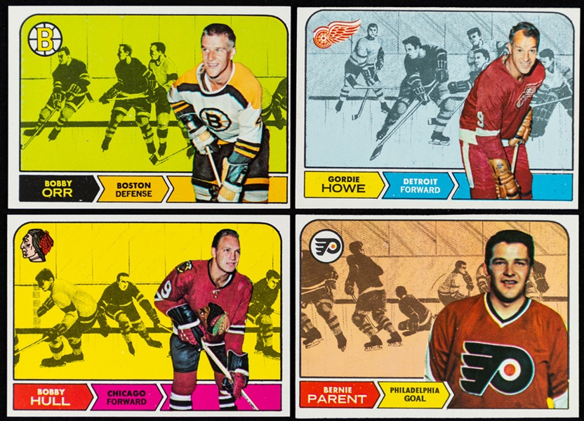 1968-69 Topps Hockey Complete 132-Card Set