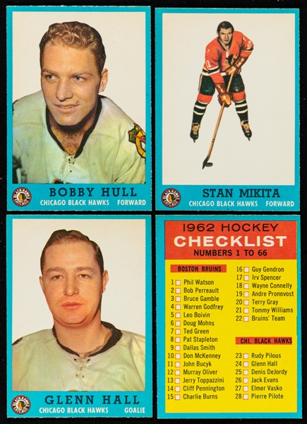 1962-63 Topps Hockey Complete 66-Card Set