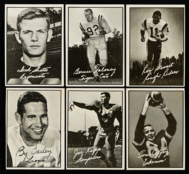 1961 and 1965 Topps CFL Complete 132-Card Sets 