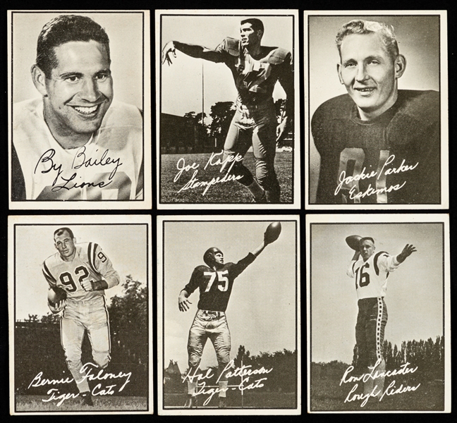1961 Topps CFL Near Complete Card Set (131/132) Plus Extras (36) and 1965 Topps CFL Near Complete Card Set (94/132) Plus Extras (145)