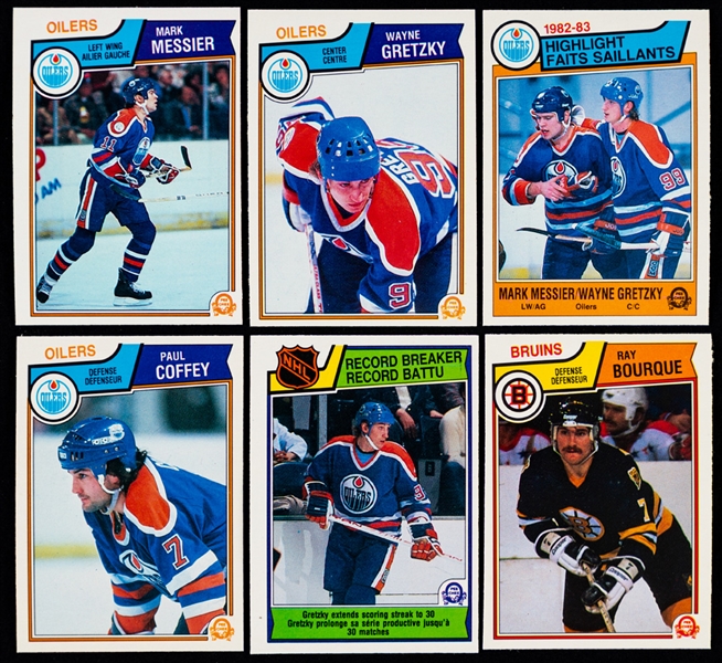 1983-84 and 1984-85 O-Pee-Chee Hockey Complete Sets (2)
