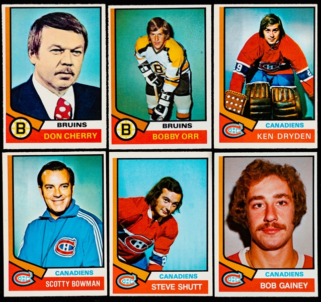 1974-75 O-Pee-Chee Hockey Complete 396-Card Set