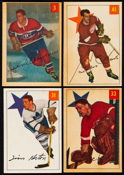 1954-55 Parkhurst Hockey Complete 100-Card Set