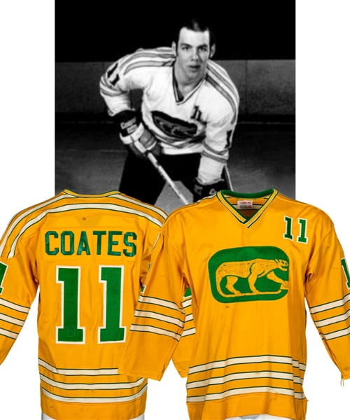 Brian Coates 1973-74 WHA Chicago Cougars Game-Worn Jersey