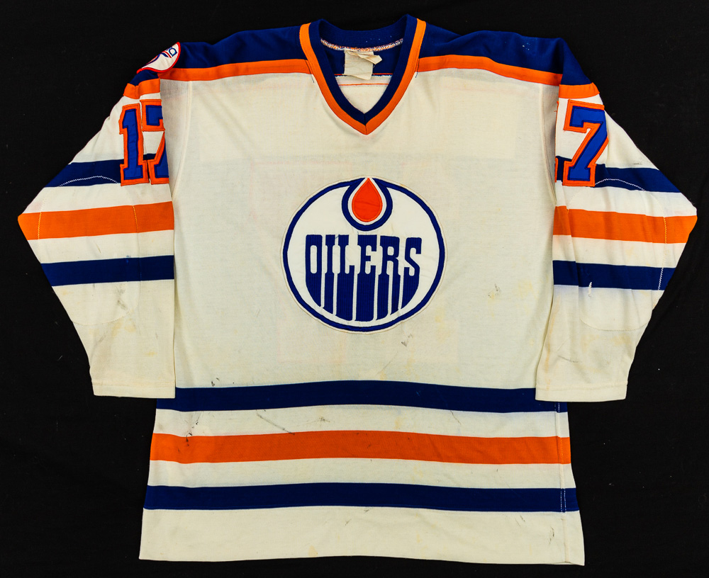 Jari Kurri Edmonton Oilers 80-81 pre-season game worn – Jokerit Game Worn  Jerseys