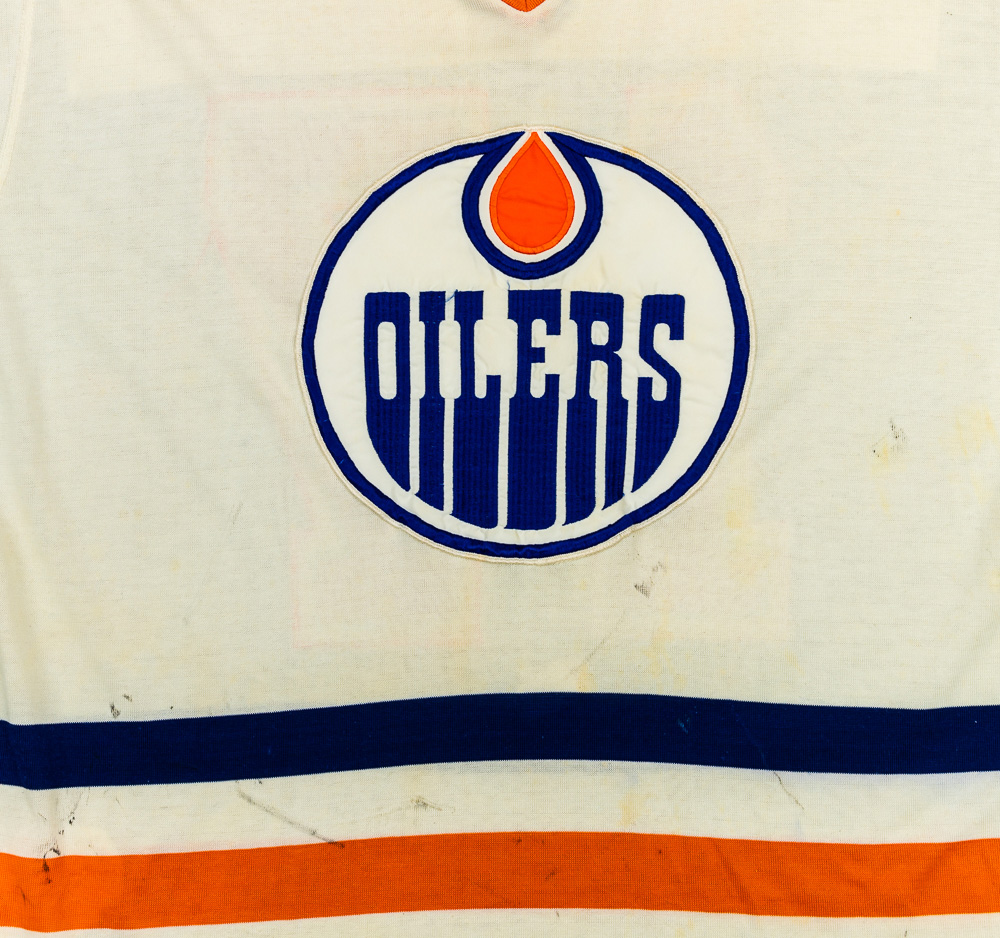 Jari Kurri Edmonton Oilers 80-81 pre-season game worn – Jokerit Game Worn  Jerseys