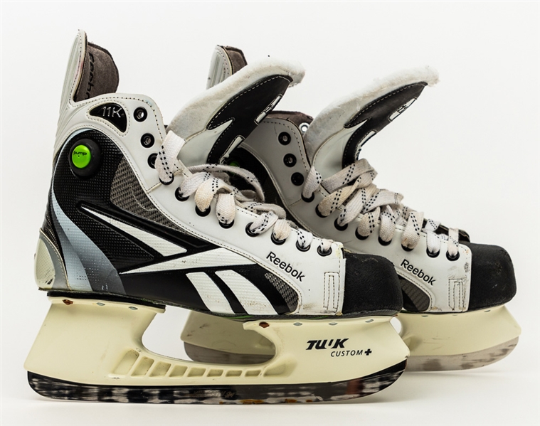 Alexei Kovalevs 2010-11 Ottawa Senators/Pittsburgh Penguins Reebok 11K Game-Used Skates with Penguins COA - Photo-Matched! 