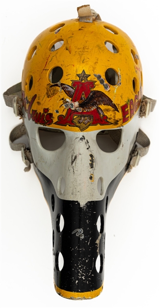 Rick Monrotus Circa Mid-1970s St. Louis Eagles Game-Worn Goalie Mask