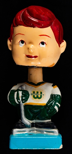 New England Whalers 1972-74 Blue Base Bobbing Head