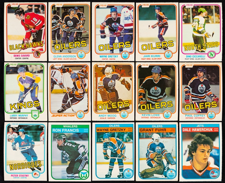 Huge 1970s and 1980s O-Pee-Chee and Topps Hockey Card Collection of 7500+ Including Complete and Partial Sets