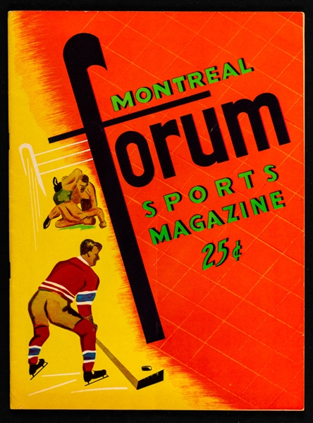 April 10th 1958 Game 2 Montreal Forum, April 13th 1958 Game 3 Boston Garden and April 15th 1958 Game 4 Boston Garden Stanley Cup Finals Programs