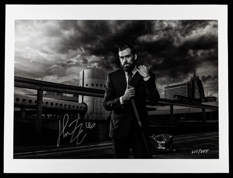 Henrik Zetterberg Detroit Red Wings Signed Limited-Edition Print with LOA – Proceeds to Benefit the Ted Lindsay Foundation (18” x 24”)