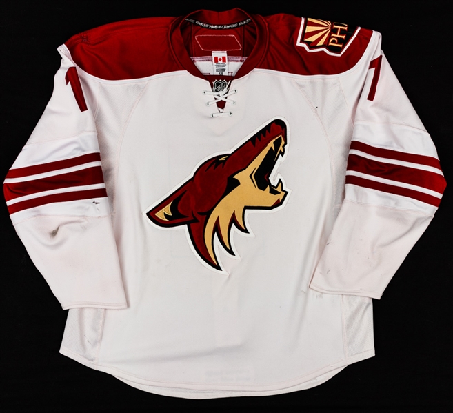 Martin Hanzals 2007-08 Phoenix Coyotes Game-Worn Jersey with Team LOA - Photo-Matched!  