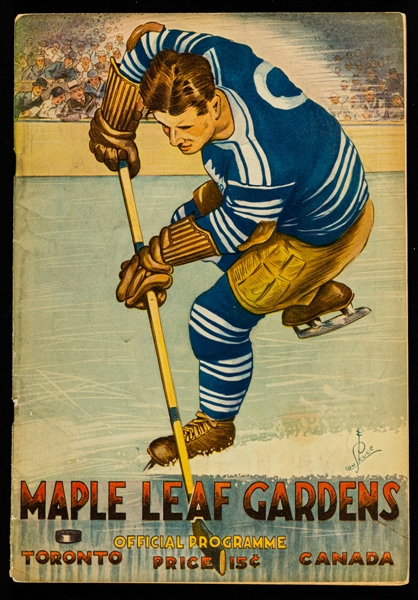 Toronto Maple Leafs 1930s Program Collection of 4 