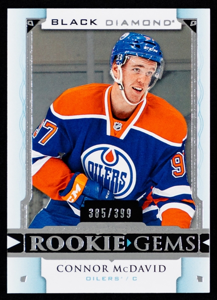 2015-16 Upper Deck Black Diamond Rookie Gems Hockey Card #RG-CM Connor McDavid (385/399)