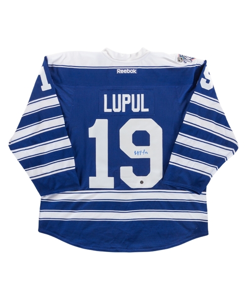 Joffrey Lupul’s Signed 2014 NHL Winter Classic Toronto Maple Leafs Alternate Captain’s Jersey with COA