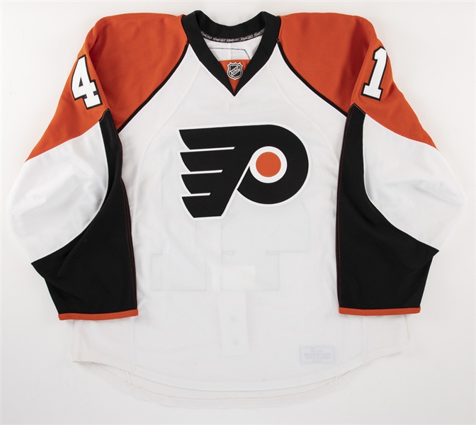 Patrick Maroons 2009-10 Philadelphia Flyers Game-Worn Pre-Season Jersey with Team LOA 