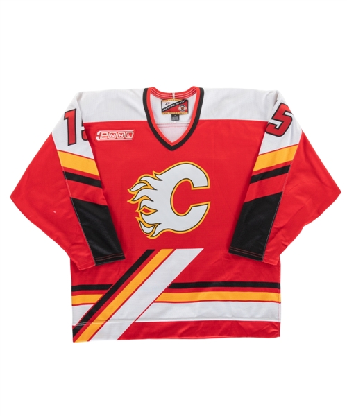 Rico Fatas 1999-2000 Calgary Flames Game-Issued Jersey 