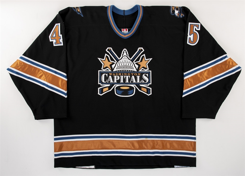 Alex Henrys 2003-04 Washington Capitals Game-Issued Jersey with LOA 
