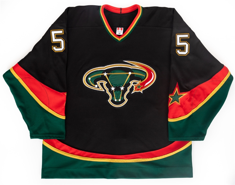 John Erskine’s 2003-04 Dallas Stars Game-Worn Third Jersey with LOA - ADDENDUM