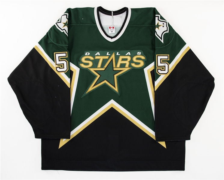 John Erskines 2005-06 Dallas Stars Game-Worn Jersey with LOA 