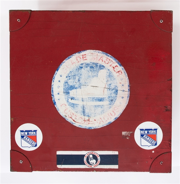 New York Rangers 2000s Guspro Blademaster Custom Radius Skate Sharpener (20" x 20" x 12 1/2")