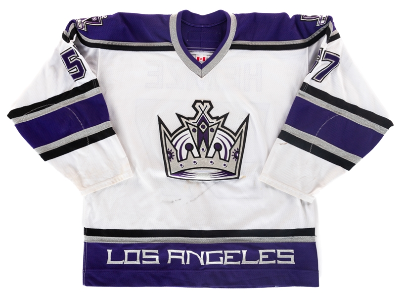 Steve Heinzes 2002-03 Los Angles Kings Game-Worn Jersey 