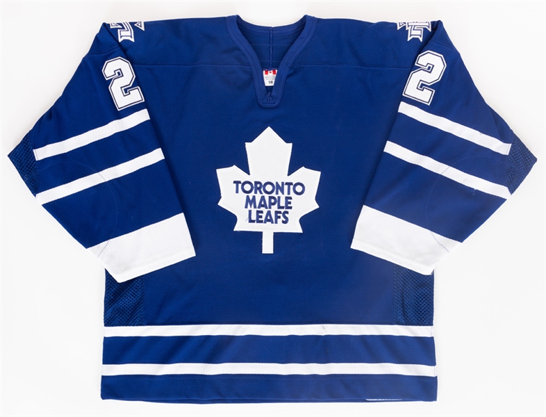 Wade Belaks 2002-03 Toronto Maple Leafs Game-Worn Jersey with LOA 