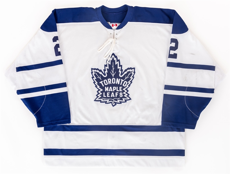 Wade Belaks 2002-03 Toronto Maple Leafs Game-Worn Third Playoffs Jersey with LOA 