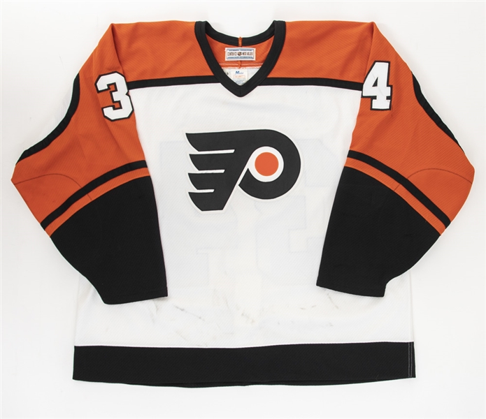 Tony Horaceks 1990-91 Philadelphia Flyers Game-Worn Jersey With LOA 