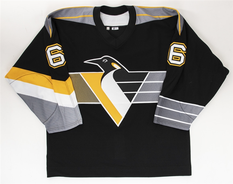 Mike Wilsons 2001-02 Pittsburgh Penguins Game-Worn Jersey with LOA 