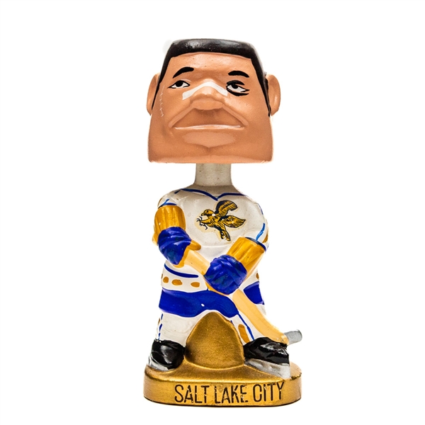 Rare 1967-68 Salt Lake City Eagles Gold Base Nodder / Bobbing Head Doll
