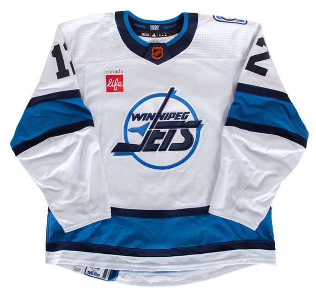 Jansen Harkins 2022-23 Winnipeg Jets "Reverse Retro 2.0" Game-Worn Jersey with Team COA 