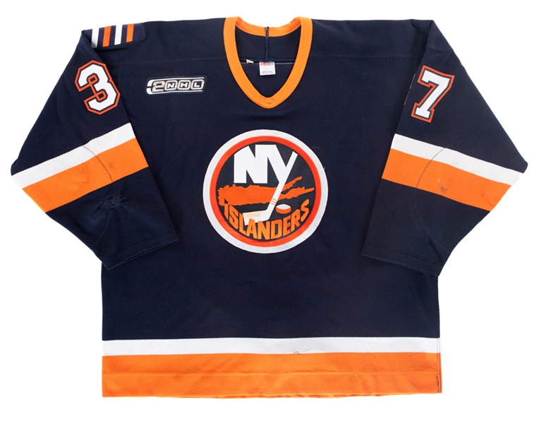 Dimitri Nabokovs 1999-2000 New York Islanders Game-Worn Jersey with Team LOA - NHL2000 Patch!