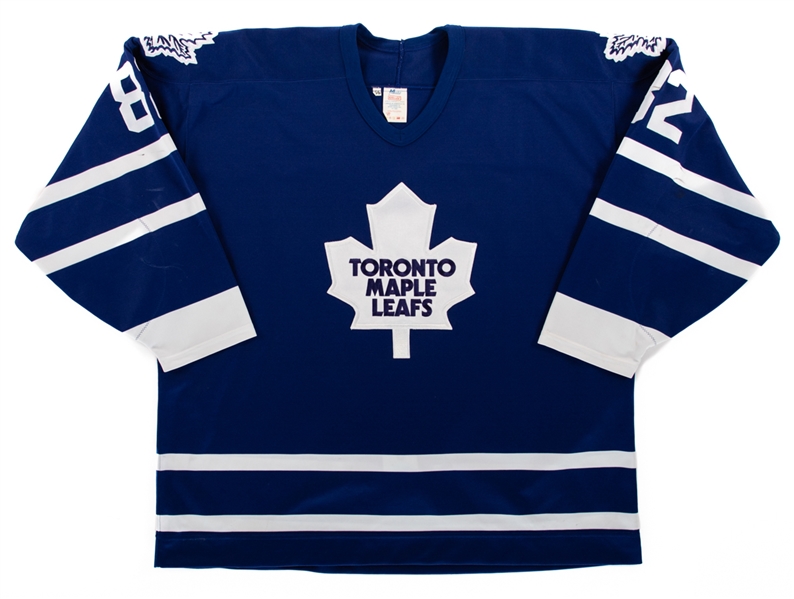 Dmitri Yakushins Late-1990s Toronto Maple Leafs Game-Worn Training Camp/Pre-Season Jersey 