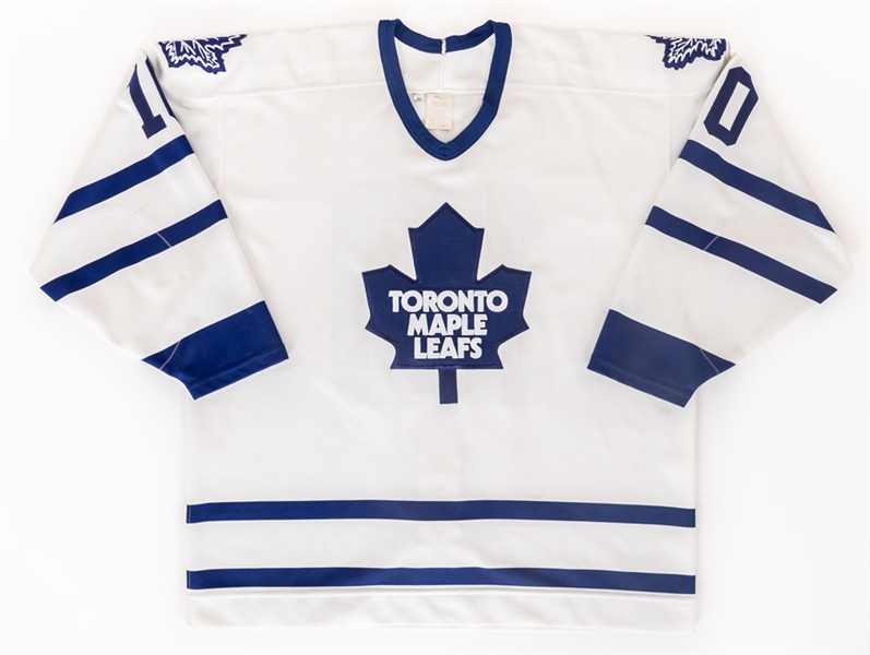 Bill Bergs 1995-96 Toronto Maple Leafs Game-Worn Jersey with Team LOA - Photo-Matched! 
