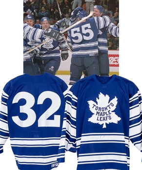 Nick Kypreos 1996-97 Toronto Maple Leafs "1931 Heritage" Game-Worn Jersey with LOA 