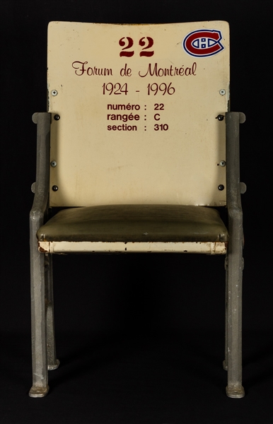 Montreal Forum White Single Seat