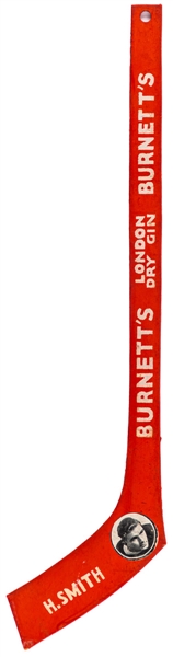 Rare 1928-29 Hooley Smith Montreal Maroons Distillers Corporation Ltd. "Burnetts London Dry Gin" Premium Mini Hockey Stick 