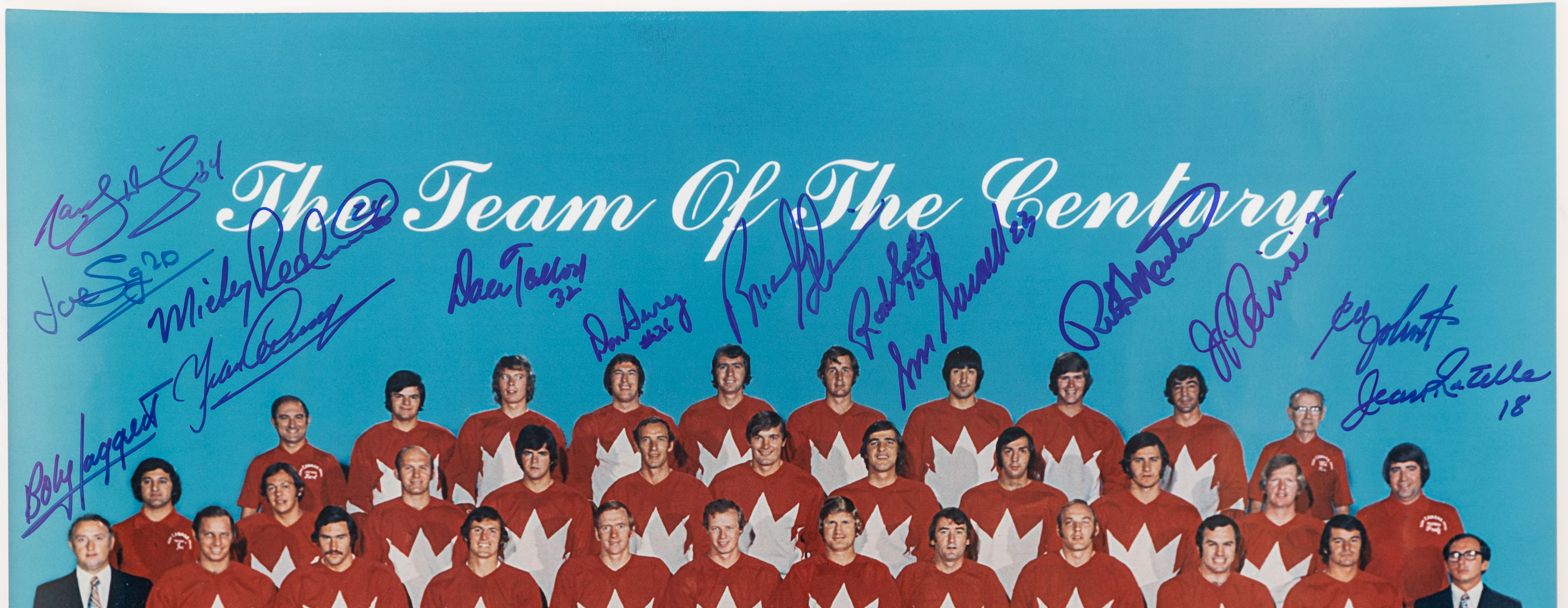 Lot Detail Team Of The Century 1972 Team Canada Team Signed Limited lot-detail-team-of-the-century-1972-team-canada-team-signed-limited