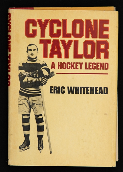 Deceased HOFer Cyclone Taylor Signed 1977 "Cyclone Taylor; A Hockey Legend" Book