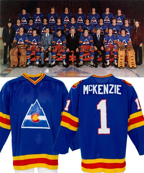 Bill McKenzies Circa 1977 Colorado Rockies Game-Worn Jersey 