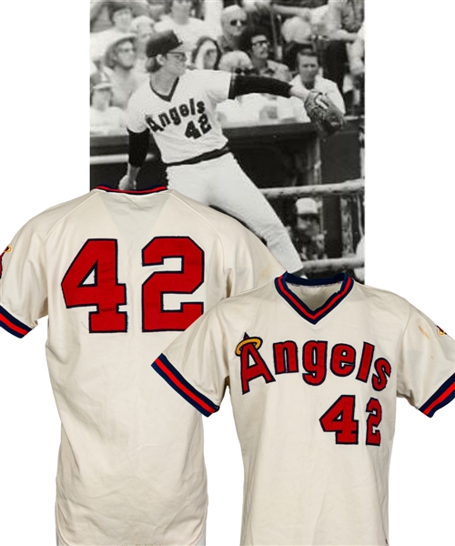 Chris Knapps 1980 California Angels Game-Worn Jersey