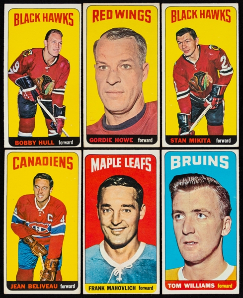 1964-65 Topps Hockey Tall Boys Complete 110-Card Set