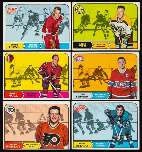 1968-69 Topps Hockey Complete 132-Card Set