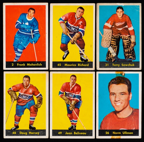 1960-61 Parkhurst Hockey Card Starter Set (36/61) and 1961-62 Parkhurst Hockey Card Starter Set (39/51)