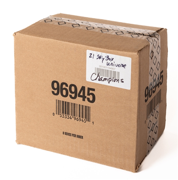 2021-22 Upper Deck Skybox Metal Universe Champions Factory Sealed 8-Box Inner Case - Rutschman, Barnes, Jones and DeChambeau Rookie Card Year! Plus Jordan, James, Griffey Jr, Woods and Others