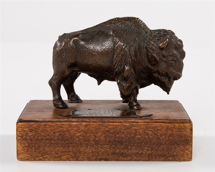 John Bruneteaus 1934-35 MAHA Winnipeg Falcons Manitoba Senior Champions Bison Trophy 