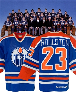 Tom Roulstons 1980-81 Edmonton Oilers Game-Worn Jersey 